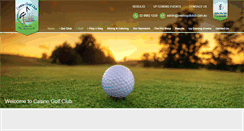 Desktop Screenshot of casinogolfclub.com.au